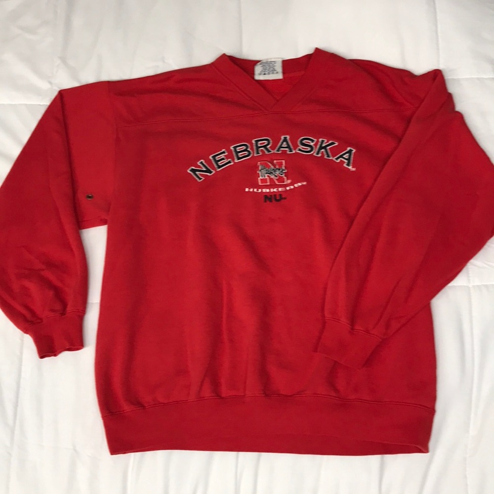 VINTAGE Husker crew neck